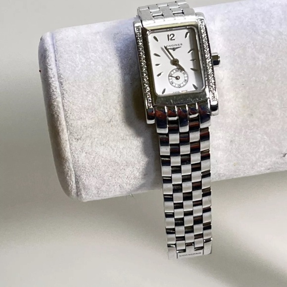 Longines Dolce Vita Diamond Steel Quartz Women's Watch Diamonds L5.155.0 - Picture 7 of 15
